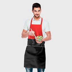Фартук кулинарный We will tread on injustice, цвет: 3D-принт — фото 2