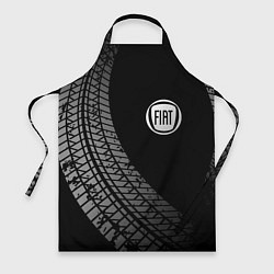 Фартук кулинарный Fiat tire tracks, цвет: 3D-принт