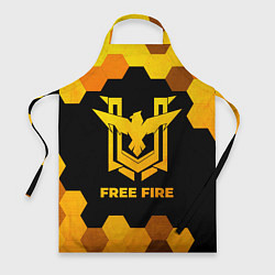 Фартук Free Fire - gold gradient