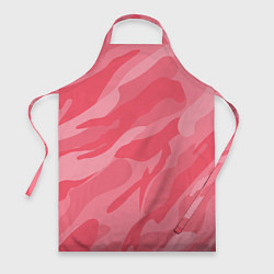 Фартук кулинарный Pink military, цвет: 3D-принт