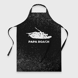Фартук Papa Roach с потертостями на темном фоне
