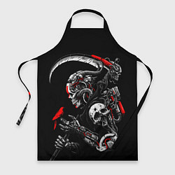 Фартук кулинарный Cyberpunk death, цвет: 3D-принт
