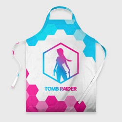 Фартук Tomb Raider neon gradient style