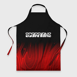 Фартук кулинарный Scorpions red plasma, цвет: 3D-принт