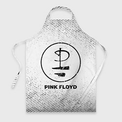 Фартук кулинарный Pink Floyd с потертостями на светлом фоне, цвет: 3D-принт