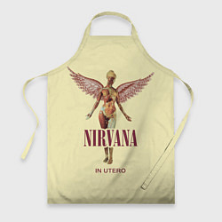 Фартук кулинарный Nirvana - In utero, цвет: 3D-принт