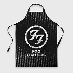 Фартук Foo Fighters с потертостями на темном фоне