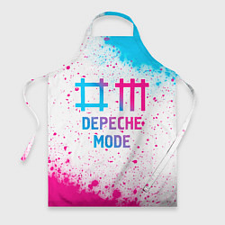 Фартук Depeche Mode neon gradient style