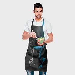 Фартук кулинарный Давид Микеланджело - дым, цвет: 3D-принт — фото 2