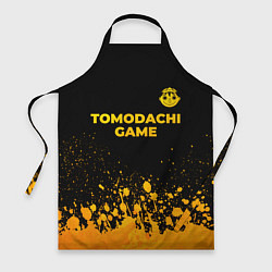 Фартук Tomodachi Game - gold gradient: символ сверху