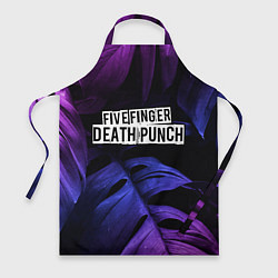 Фартук Five Finger Death Punch neon monstera