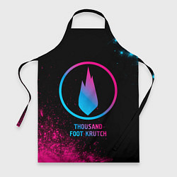 Фартук кулинарный Thousand Foot Krutch - neon gradient, цвет: 3D-принт