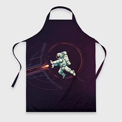 Фартук кулинарный Астронавт - камехамеха, цвет: 3D-принт