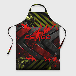 Фартук CS GO red logo