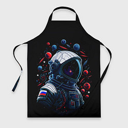 Фартук кулинарный Российский астронавт - планеты, цвет: 3D-принт