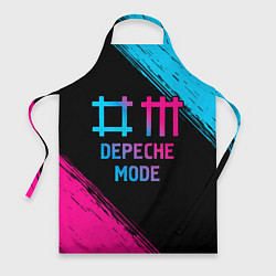 Фартук кулинарный Depeche Mode - neon gradient, цвет: 3D-принт