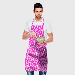 Фартук кулинарный Логотип Барби - буква B, цвет: 3D-принт — фото 2