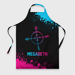 Фартук Megadeth - neon gradient