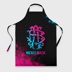 Фартук Nickelback - neon gradient