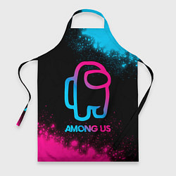 Фартук Among Us - neon gradient