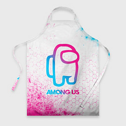 Фартук Among Us neon gradient style