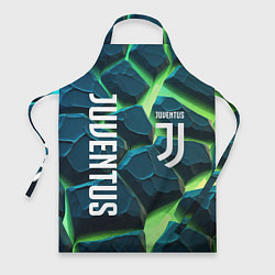 Фартук кулинарный Juventus green neon, цвет: 3D-принт
