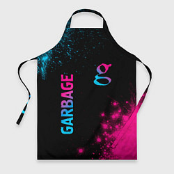 Фартук кулинарный Garbage - neon gradient: надпись, символ, цвет: 3D-принт