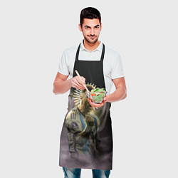 Фартук кулинарный Лионель Месси сборная Аргентины ЧМ 2022, цвет: 3D-принт — фото 2