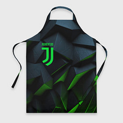 Фартук кулинарный Juventus black green logo, цвет: 3D-принт