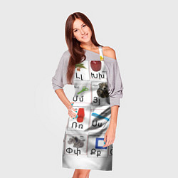 Фартук кулинарный Армения моя Букварь, цвет: 3D-принт — фото 2