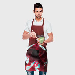 Фартук кулинарный Jujutsu kaisen Suguru Getou, цвет: 3D-принт — фото 2