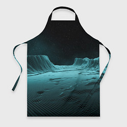 Фартук кулинарный Space landscape - vaporwave, цвет: 3D-принт
