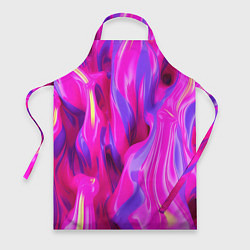 Фартук кулинарный Pink blue texture, цвет: 3D-принт