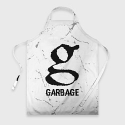 Фартук Garbage glitch на светлом фоне