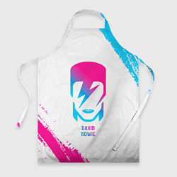 Фартук David Bowie neon gradient style