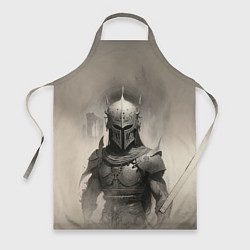 Фартук кулинарный Воин в тумане, цвет: 3D-принт