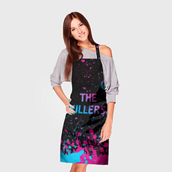 Фартук кулинарный The Killers - neon gradient посередине, цвет: 3D-принт — фото 2