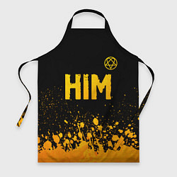 Фартук кулинарный HIM - gold gradient посередине, цвет: 3D-принт