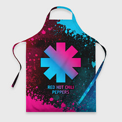 Фартук Red Hot Chili Peppers - neon gradient
