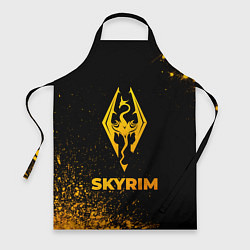 Фартук Skyrim - gold gradient