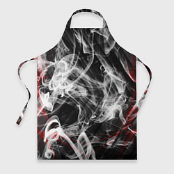 Фартук кулинарный Серый дым узоры, цвет: 3D-принт