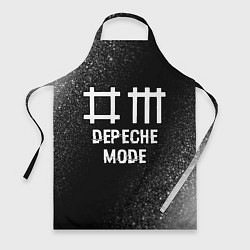 Фартук Depeche Mode glitch на темном фоне