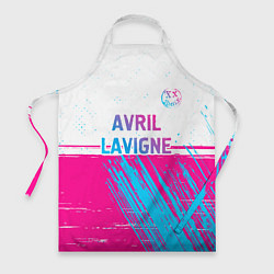 Фартук Avril Lavigne neon gradient style посередине