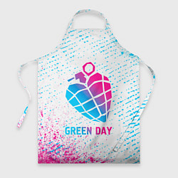 Фартук Green Day neon gradient style