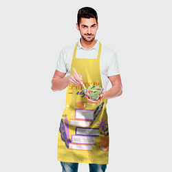 Фартук кулинарный Учитель года любимый, цвет: 3D-принт — фото 2