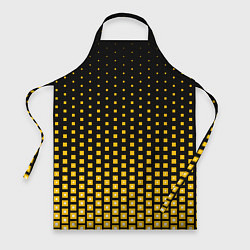 Фартук кулинарный Жёлтые квадраты, цвет: 3D-принт