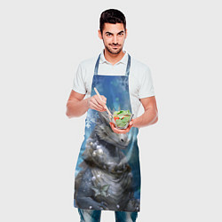 Фартук кулинарный Зимний дракон, цвет: 3D-принт — фото 2