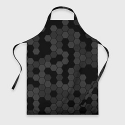 Фартук Камуфляж гексагон черный