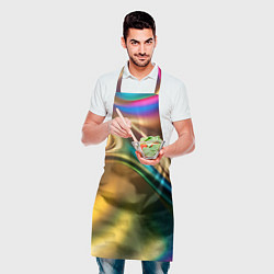 Фартук кулинарный Атласные изгибы, цвет: 3D-принт — фото 2