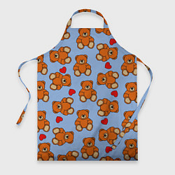 Фартук Игрушки мишки и сердца